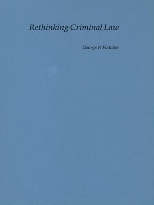 cover image of Rethinking Criminal Law